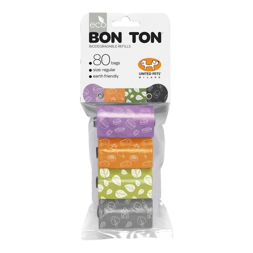 Sanitary bags United Pets Bon Ton Regular Dog Assorted colours (4 x 20
