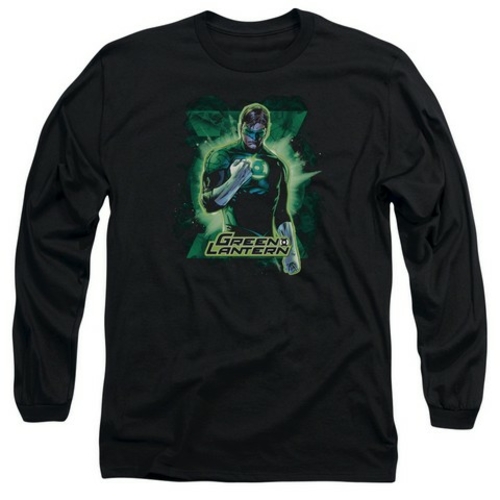 Trevco Jla-Gl Brooding Long Sleeve Adult 18-1 Tee- Black - 2X