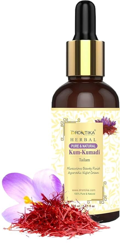 100% Herbal Kumkumadi Tailam Face Serum With Pure Tree Turmeric