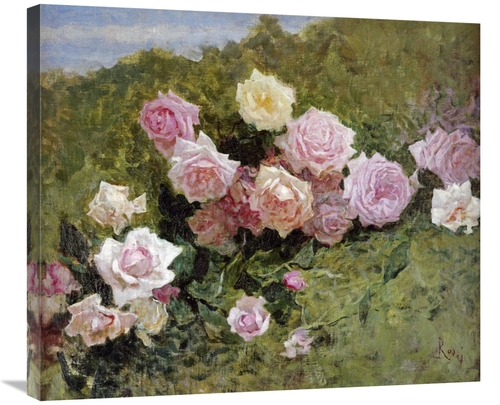 30 in. A Study of Roses Art Print - Luigi Rossi