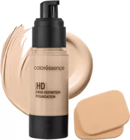 High Definition Full Coverage Waterproof Lightweight Foundation