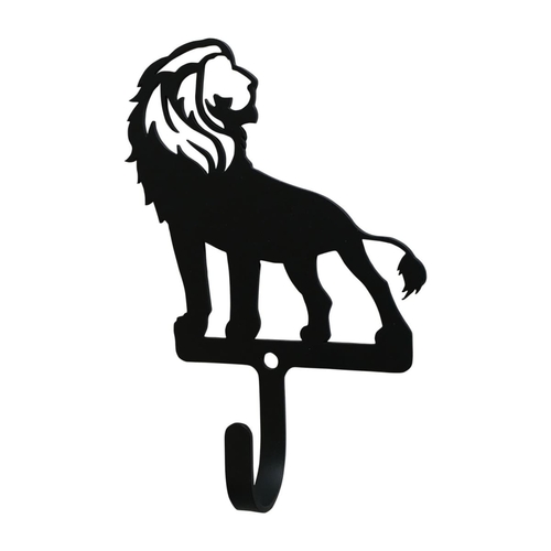 Wrought Iron Lion Wall Hook Decorative Small