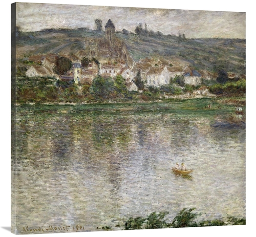 Global Gallery GCS-278726-40-142 40 in. Vetheuil Art Print - Claude Mo