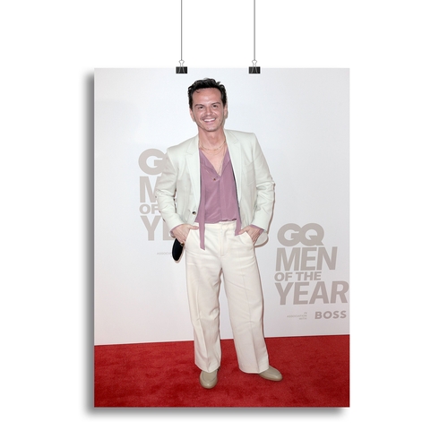 Andrew Scott at GQ Men of the Year awards Canvas Print or Poster