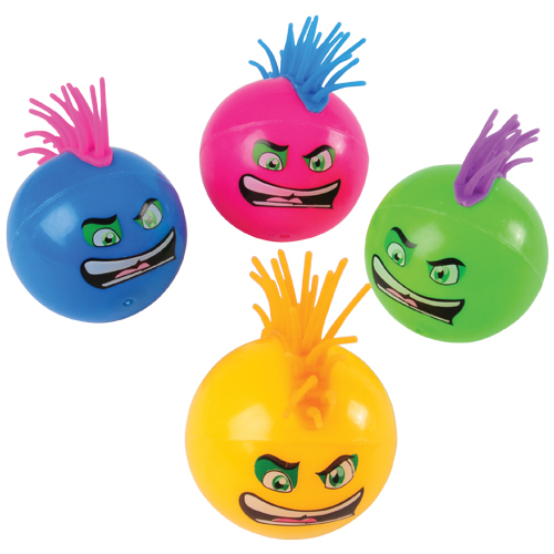 US Toy 4478 Flashing Mohawk Balls - Pack of 12