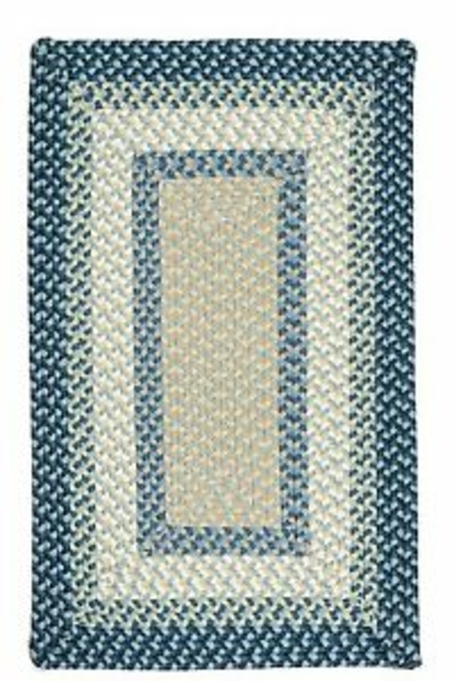Colonial Mills Rug MG59R048X072R Montego - Blue Burst 4 ft. x 6 ft. Br