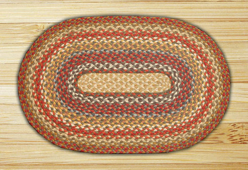 Earth Rugs 03-300 Honey-Vanilla-Ginger Oval Rug