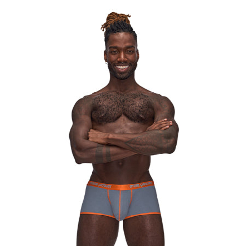 Male Power Casanova Uplift Short Gray M