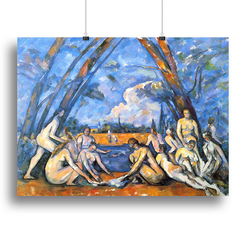 Large Bathers 2 by Cezanne Canvas Print or Poster