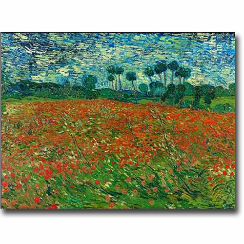 Artistic Home Gallery 1216AM287SAG Poppy Field by Vincent Van Gogh Pre