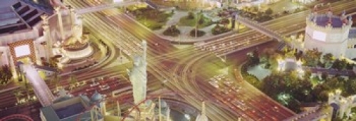 Panoramic Images PPI70326L The Strip  Las Vegas  Nevada  USA Poster Pr