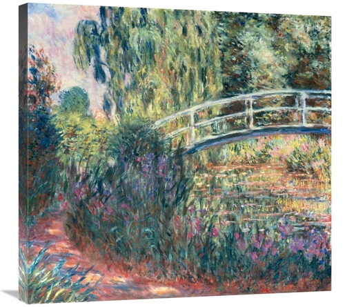 Global Gallery GCS-278675-30-142 30 in. Le Pont Japonais - Bassin Aux 