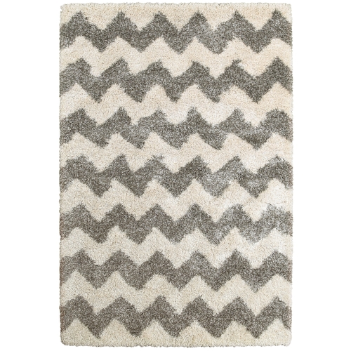 Oriental Weavers Henderson 625W9 8x11  Rectangle - Grey/ Ivory-Polypro