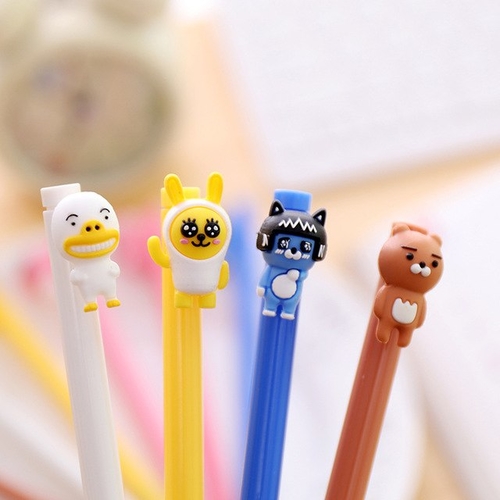 2pcs/lot Gel pen Neutral pen Cute Animal Black lnk
