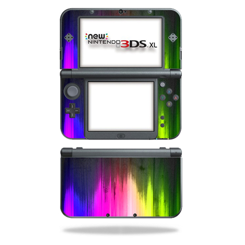 MightySkins NI3DSXL2-Rainbow Wood Skin Decal Wrap for New Nintendo 3DS