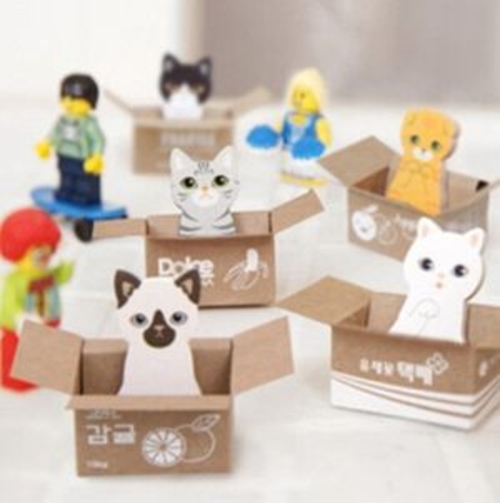 1pcs Cute cat Memo Pads  stickers Sticky notes