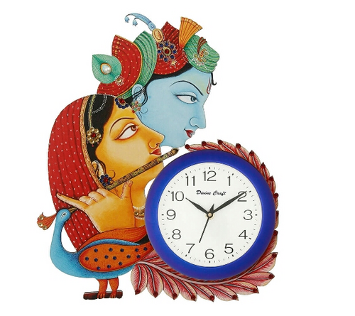 Radha Krishna decorative Wall clock