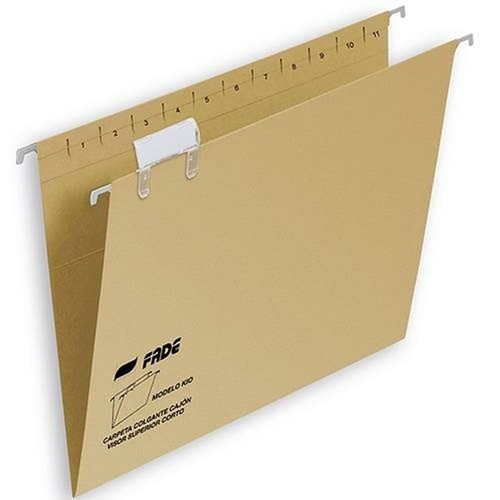 Suspension files FADE KIO Name label Viewer Transparent Brown A4 (50