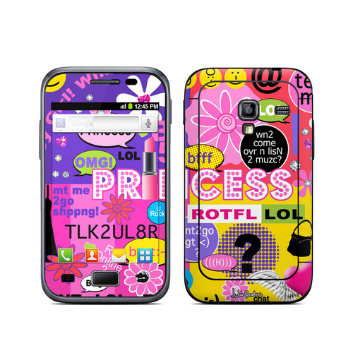 DecalGirl SGAP-PRNCSSTXT Samsung Galaxy Ace Plus Skin - Princess Text 