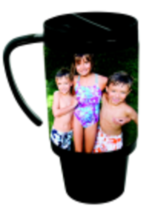 Plastic Travel Photo Mug - 4 x 6 in.