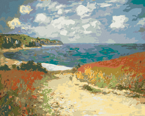 Paint by Numbers - Path in the Wheat at Pourville (CLAUDE MONET)