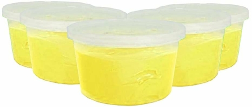 Pack of 10 Hand Therapy Putty, Yellow. Hand Exerciser Stress Balls in