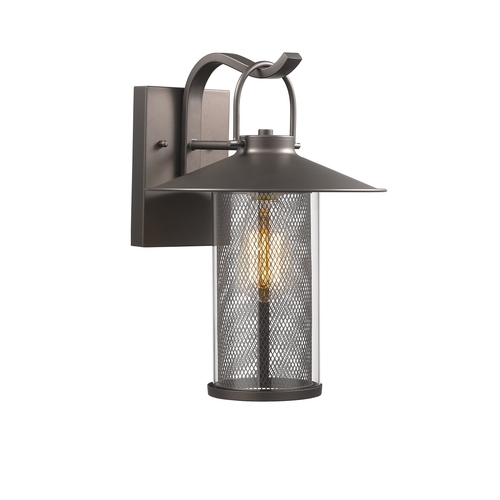 Chloe Lighting CH2D075RB14-OD1 Elijah Industrial-Style 1 Light Rubbed 