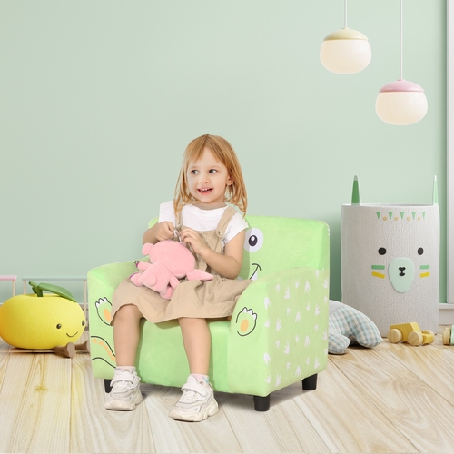 Qaba Kids Sofa, Armrest Chair for Preschool, Toddler Couch for Kids