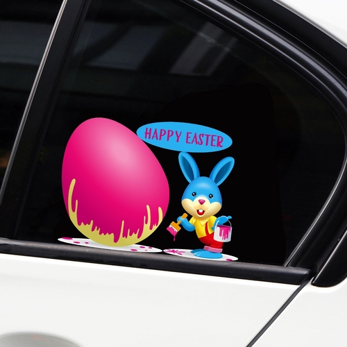 Removable & Reusable Stickers For Car HAPPY