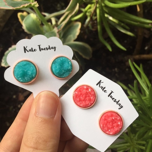 Bright Druzy Earrings Box