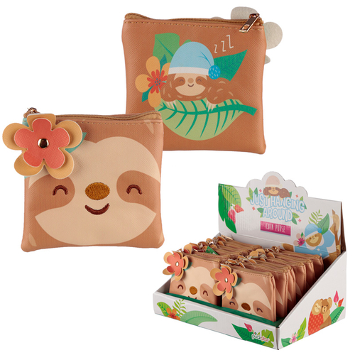 Handy PVC Purse - Sloth Design