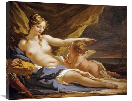 Global Gallery GCS-267001-36-142 36 in. Venus & Cupid Art Print - Giov