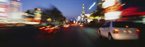 Panoramic Images PPI78934L The Strip At Dusk  Las Vegas  Nevada  USA P