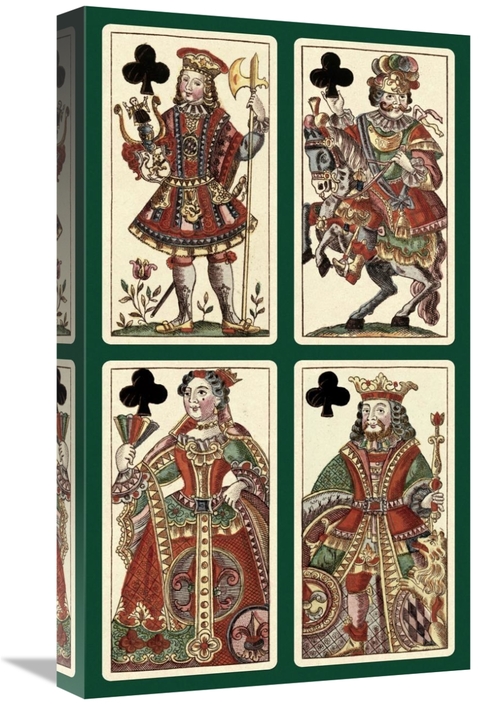 Global Gallery GCS-455080-22-142 22 in. Clubs - Bauern Hochzeit Deck A