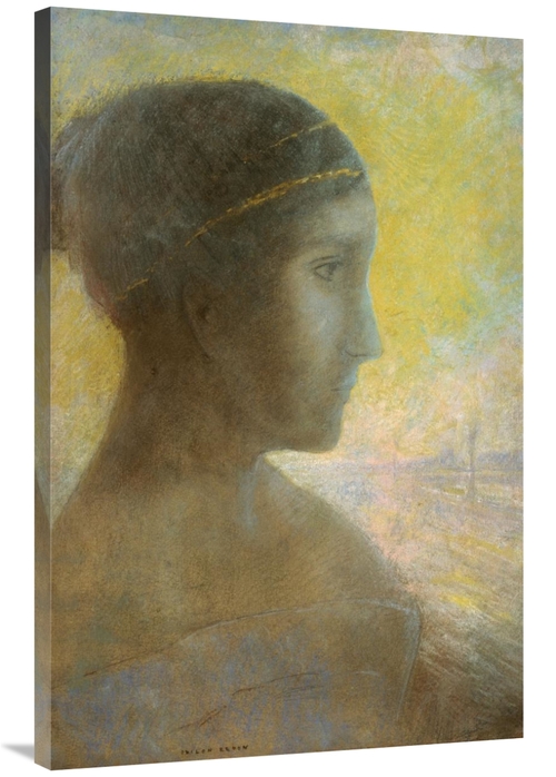 Global Gallery GCS-279549-40-142 40 in. Head of a Young Woman in Profi