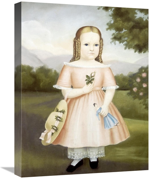 Global Gallery GCS-267351-22-142 22 in. Portrait of a Girl Art Print -