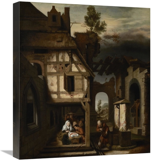 Global Gallery GCS-456152-22-142 22 in. Adoration of the Shepherds Art
