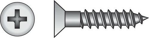 Hillman 40099 9 x 1 in. Steel Wood Screws