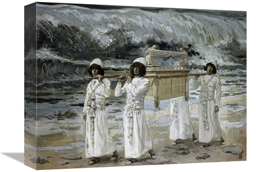 Global Gallery GCS-280216-16-142 16 in. Ark Passes Over the Jordan Art