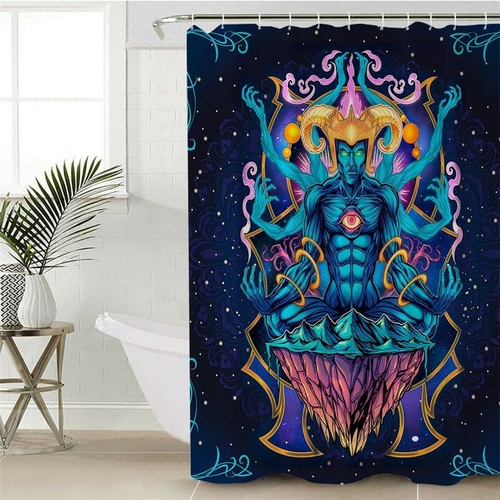 Cool Fantasy World Master Shower Curtain