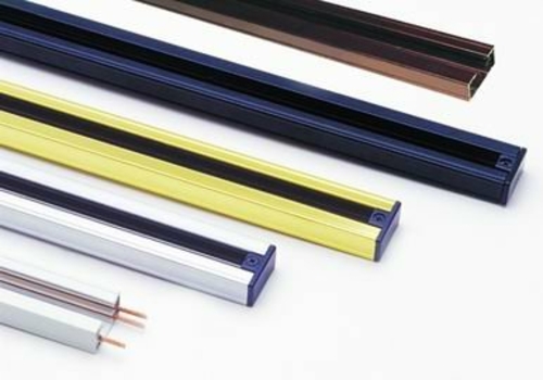 Cal LightingHT-270-BS Track Rail 3 Wire Connection- Brushed Steel - 2 