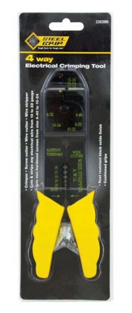 Steel Grip 2262095 4 Way Electrical Crimping Tool