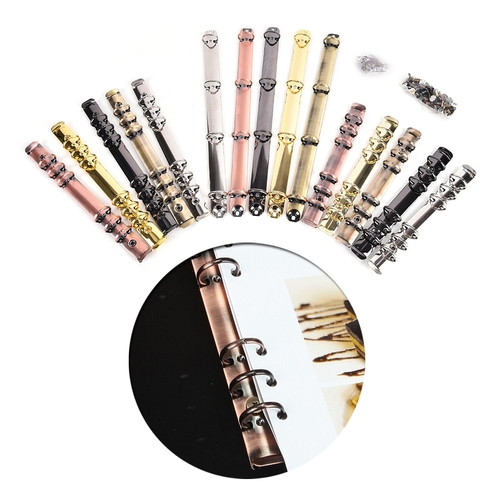 For A4 A5 A6 Colorful Metal Spiral Binder Clip