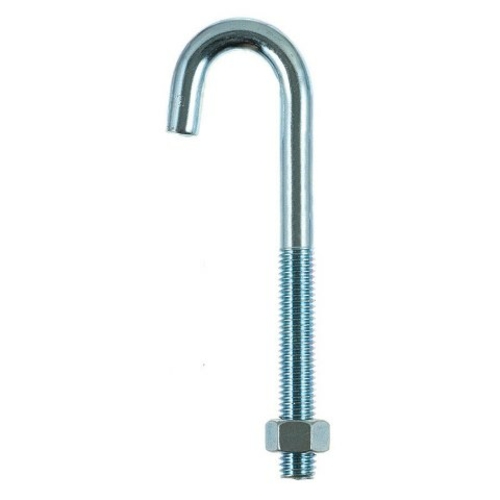 Hampton 02-3459-873 J-Bolt Wing Hook Nut  0.50 x 6 in. - pack of 10