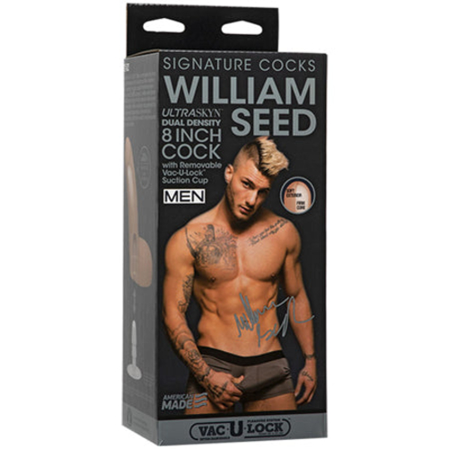 Signature Cocks - William Seed - 8in ULTRASKYN Cock w/Removable