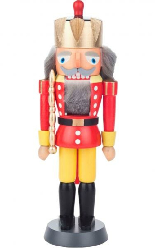 Alexander Taron 024-002 Dregeno Nutcracker - Red King with a Golden Cr