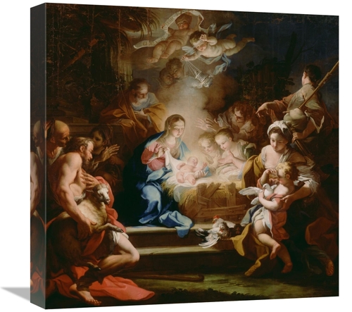 Global Gallery GCS-456792-1818-142 18 x 18 in. The Adoration of the Sh
