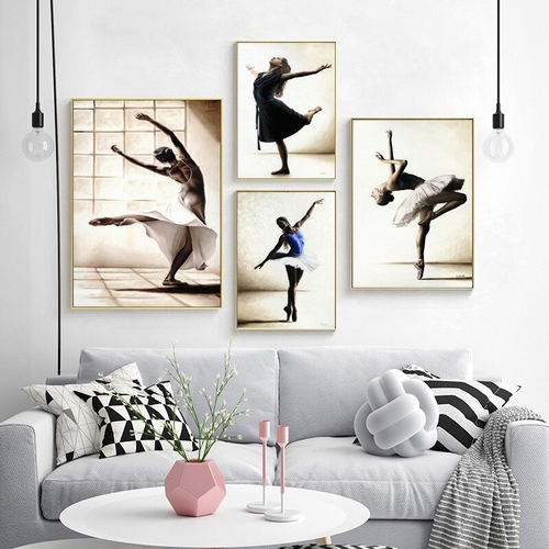 Modern Portrait Art Posters and Prints Wall Art