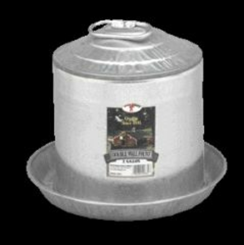 Miller Galvanized Double Wall Fountai 2 Gallon - 9832/W2