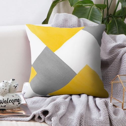 DIDIHOU Geometric Printed Throw Cushion Pillow